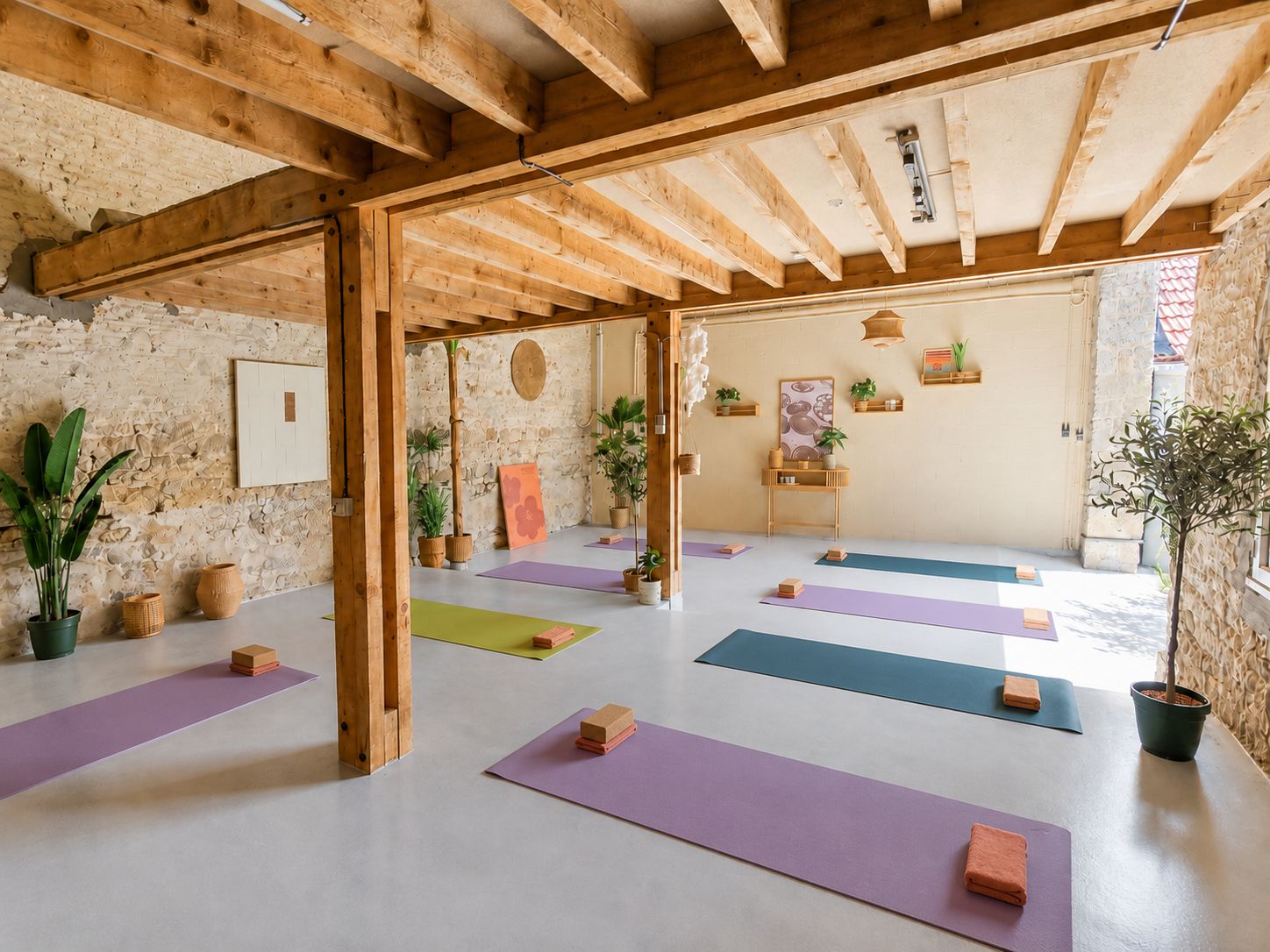 Salle de yoga de Kaskad Taki